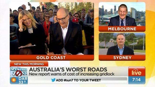 Latham goes at Kochie again