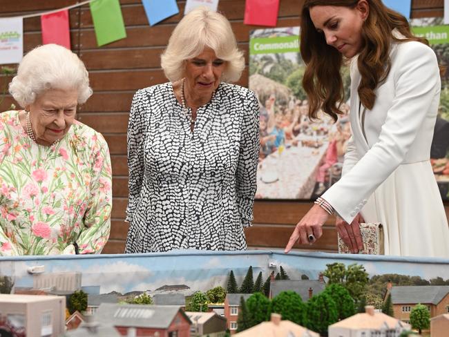 “And this is where the little people live.” Picture: Oli Scarff/Getty Images