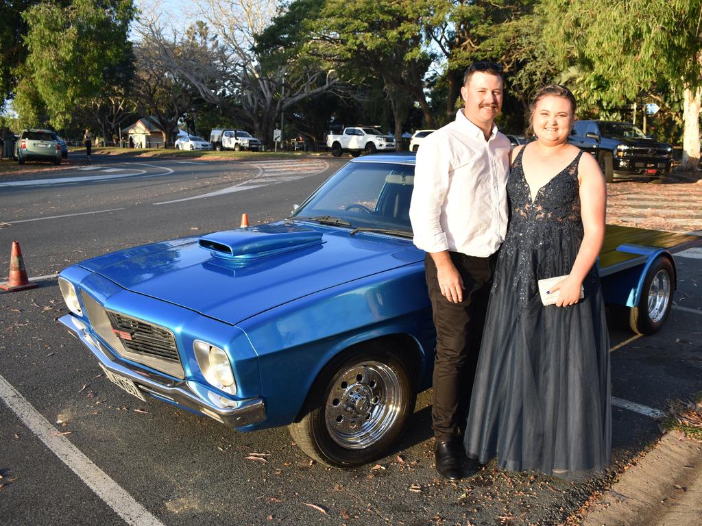 Shawn Tow and Laney McGrath at Mirani State High School formal at Ocean International on September 8, 2023. Photo: Zoe Devenport