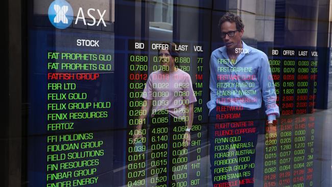 SYDNEY, AUSTRALIA : Newswire Photos AUGUST 30 2023: A general view of the digital boards at the ASX in Sydney. Picture: NCA Newswire/ Gaye Gerard