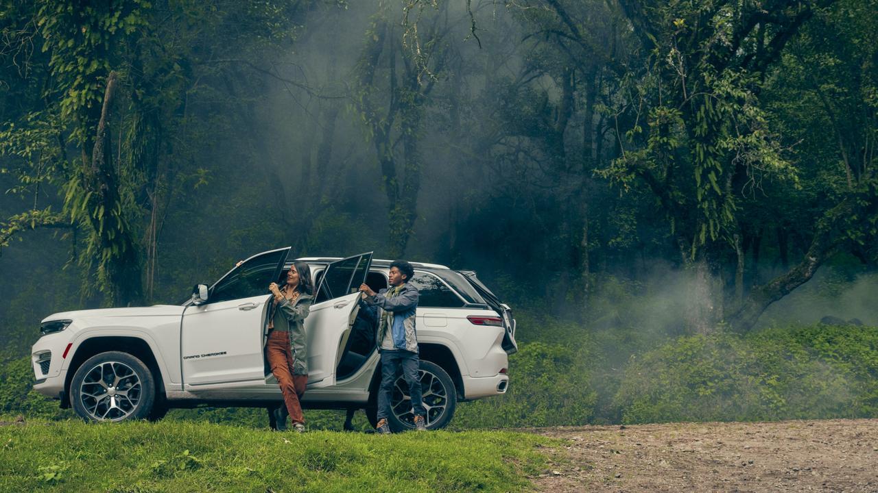 The luxurious 2023 model Jeep Grand Cherokee.