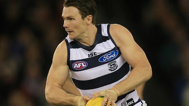 Is Patrick Dangerfield the best player in the AFL this year? Picture: Wayne Ludbey