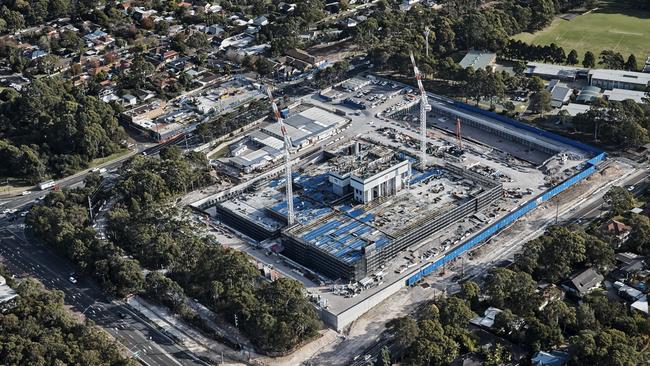 Frenchs Forest, which is awaiting rezoning surrounding the new hospital.