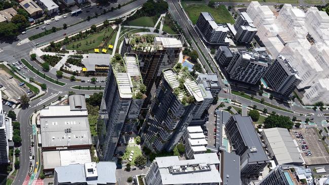 Artist impression of the proposed Hamilton Towers development at 19 Hercules Street in Hamilton.