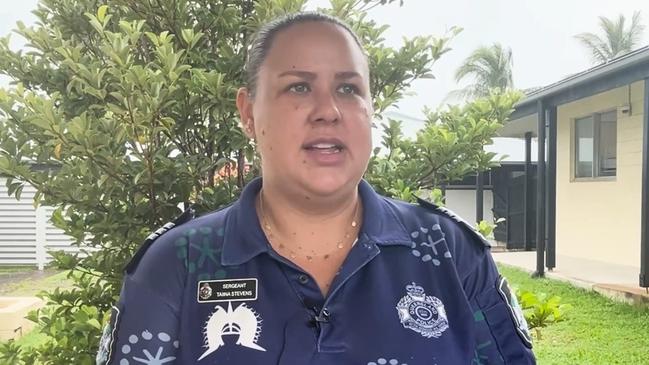 Sergeant Taiina Stevens, Domestic and Family Violence Co-ordinator on Thursday Island. Picture: QPS