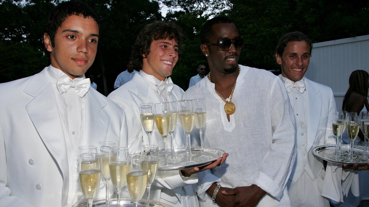 Diddy at ‘The Real White Party’ at his East Hampton Estate in 2007. Picture: Getty Images for CP