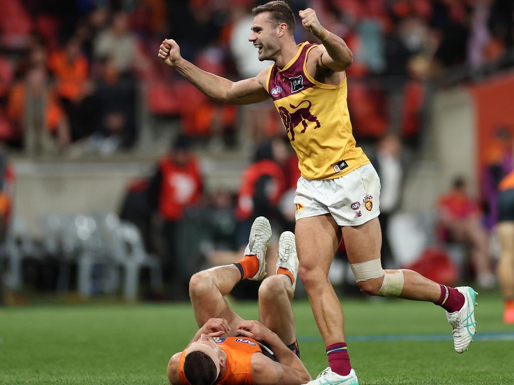 Chris Fagan entrusted Jack Payne with the big job on Jesse Hogan and was rewarded late. Picture: Cameron Spencer/Getty Images