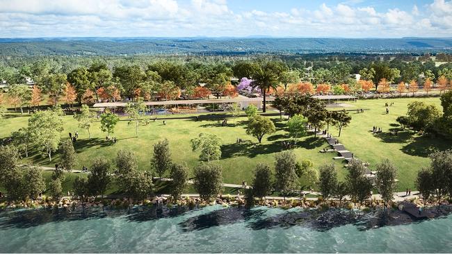 Penrith Council has released the final design on planned upgrades for Regatta Park in Emu Plains. Picture: Penrith Council