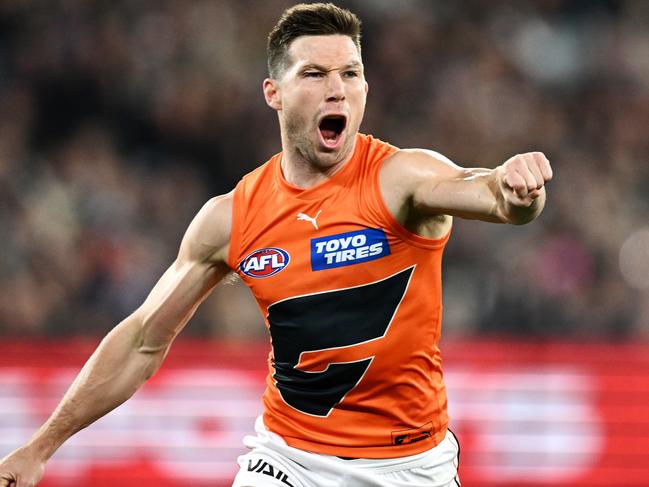 Toby Greene won his second Kevin Sheedy Medal. Picture: Quinn Rooney/Getty Images