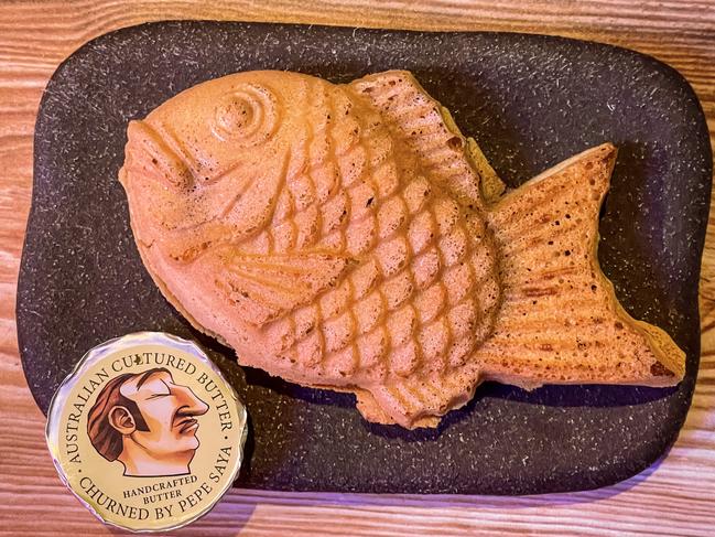 Tsukiyo’s red bean and butter taiyaki. Picture: Jenifer Jagielski