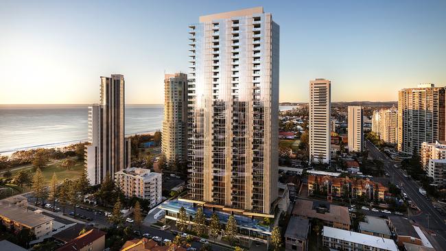 Artist impression of Signature Broadbeach tower. Picture: Supplied