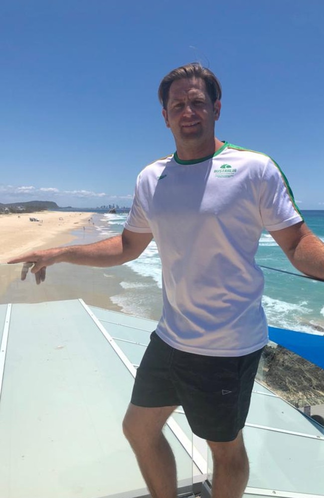 Kurt Wilson at Currumbin surf club. Picture: Supplied