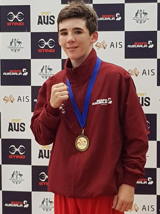 Aaron Grealey at the Under 19 National Championships at the Gold Coast.