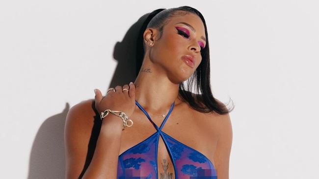 Australian basketballer Liz Cambage has shot a campaign for Rihanna’s lingerie label Savage x Fenty.