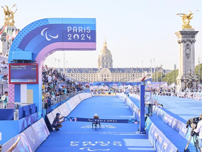 Lauren Parker completed her redemption in Paris. Picture: Getty Images