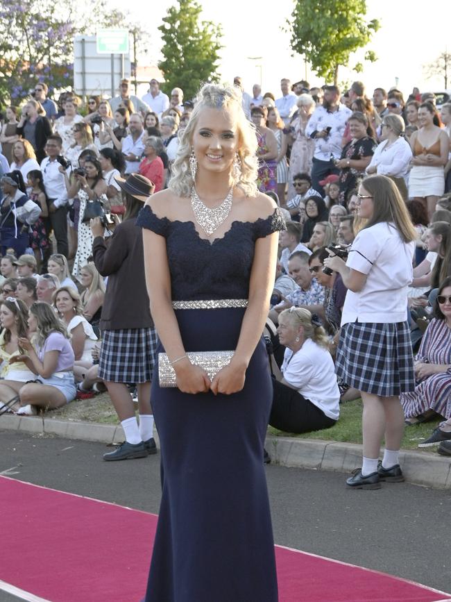 Harristown High School formal 2020 at Highfields Cultural Centre. Katarnia Taylor.