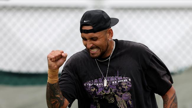 Nick Kyrgios is nearing his return to action. Picture: Clive Brunskill/Getty Images