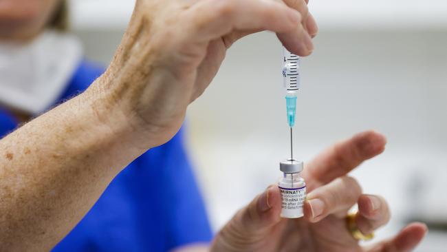 The Australian Technical Advisory Group on Immunisation is weighing up whether to recommend expanding Covid vaccine doses. Picture: Getty Images