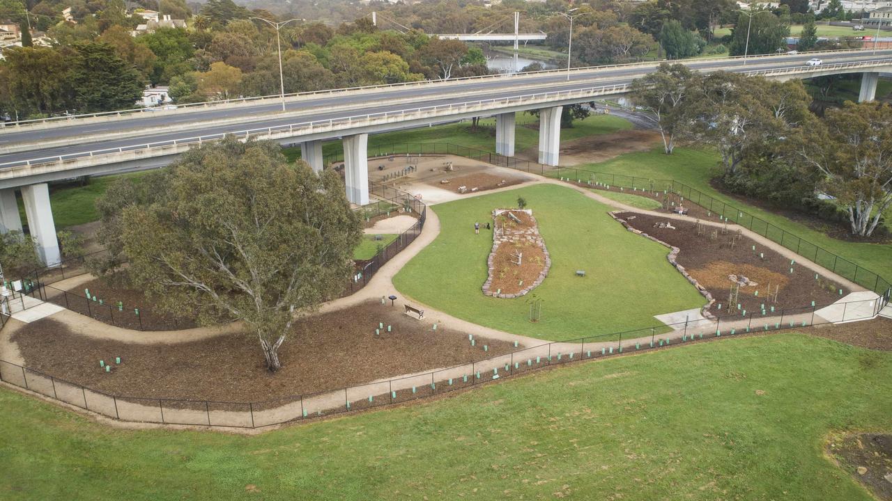 Belmont dog park opened in June 2021.