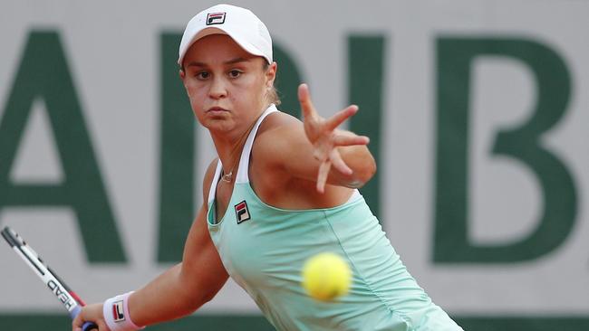 Springfield's Ashleigh Barty received the Jordan Greats Young Person award on QLD Day. IMAGE: AP Photo/Thibault Camus