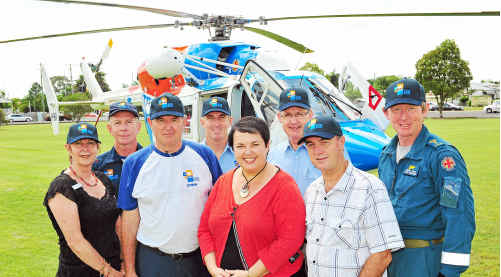 Cheque keeps chopper in the air The Courier Mail