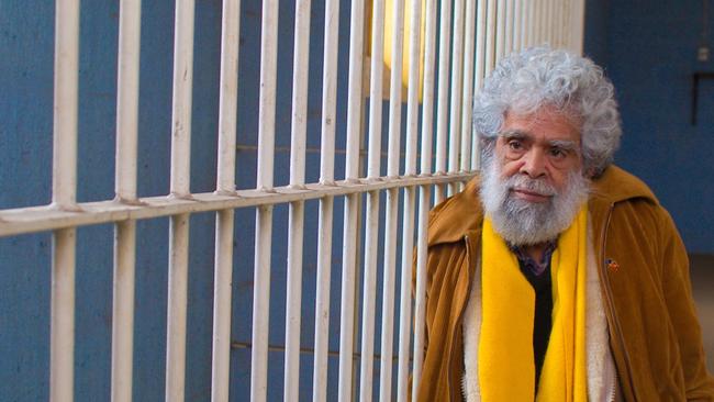 Actor and former inmate Jack Charles, in B Division. Pentridge. Picture:  Rupert Mann.