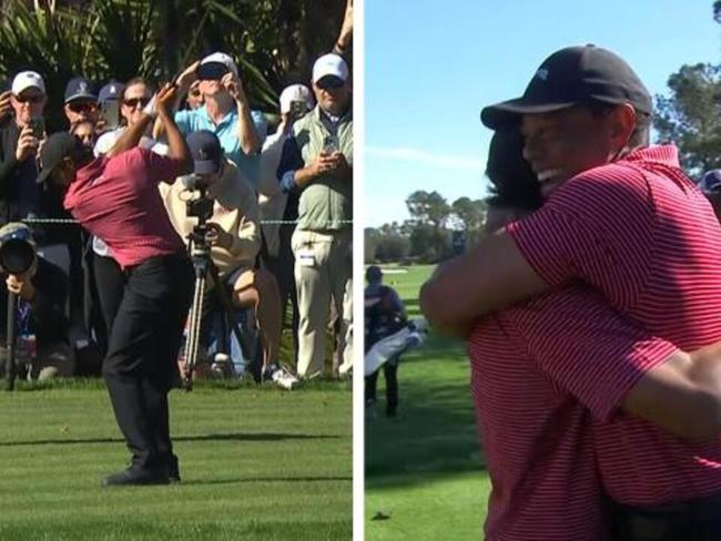 Tiger's son makes INCREDIBLE hole-in-one