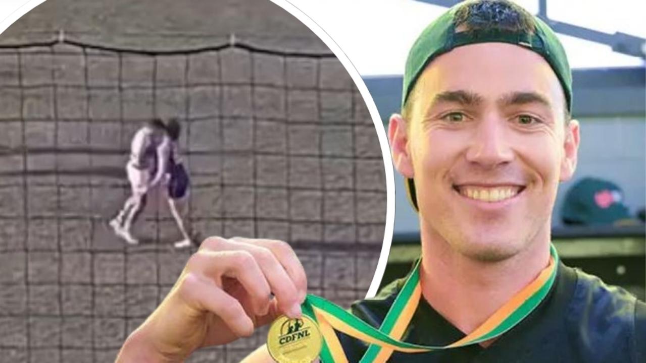 Watch: Brother of AFL star in hot water for headbutt