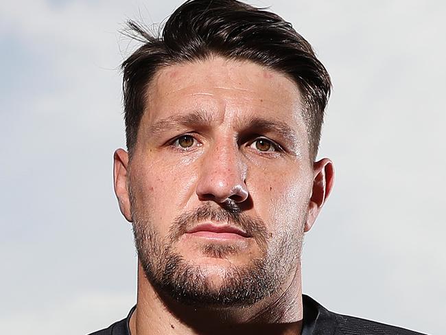 Gareth Widdop of the St George rugby league team poses for a portrait at WIN Stadium, Wollongong. Picture: Brett Costello