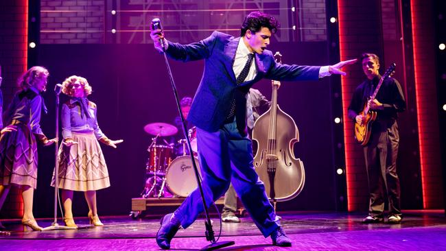 There’s a show-stealing debut by Nemanja Ilic as Young Elvis. Source: Supplied