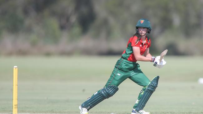 Underage 19 Female Championships; Various Matches played at Nudgee College Cricket Ovals 14.12.23 Pics by Stephen Archer