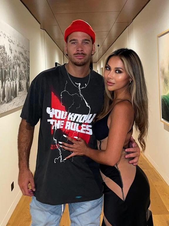 Corey Norman reveals his new girlfriend Nicole Shiraz. Picture: Instagram