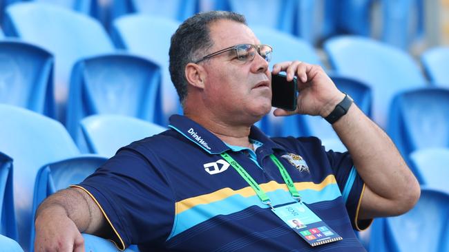 Mal Meninga has asked the Titans to review his role. Picture: Chris Hyde/Getty Images