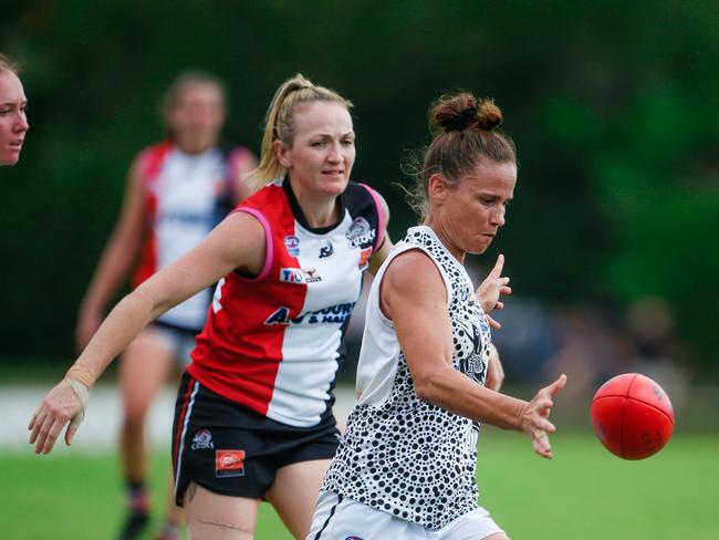 Palmo's Natasha Medbury as Southern Districts v St Mary's Women's Premier League. Picture GLENN CAMPBELL