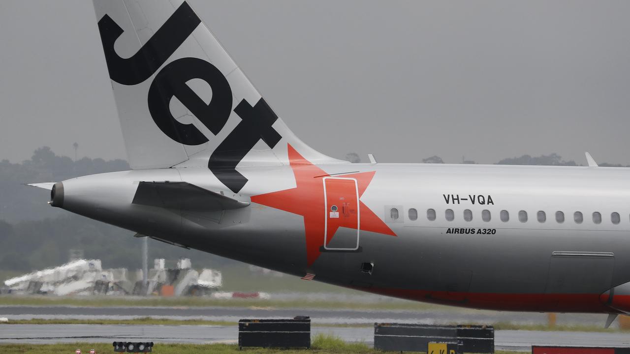 Passengers were left wet and cold after being forced onto a ferry from Hamilton Island to Airlie Beach after the Jetstar flight to Sydney was cancelled. Picture: NCA NewsWire / David Swift