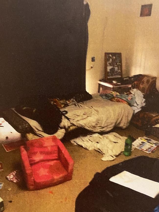 Photos taken by police at a home in a regional community in November 2019 where a young child was living in squalor