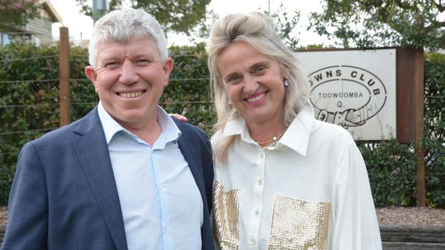 Preparing for the Lex's Legacy long lunch at the Downs Club, to honour late businessman Lex Bailey following his death from motor neurone disease, are (from left) Nerve Connection Foundation ambassador Matt Butler and Lex's daughter Amelia Bailey.