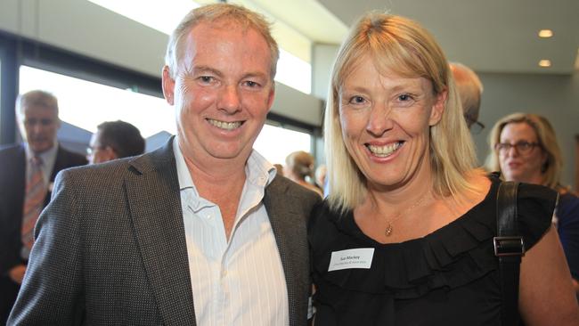 Chris Mackey with his wife Sue.