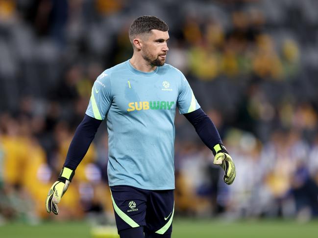 Socceroos captain Mat Ryan is set to leave Italian club Roma in the search for more game time. Picture: Matt King/Getty Images