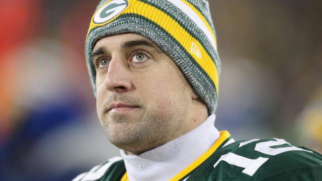 Quarterback Aaron Rodgers #12 of the Green Bay Packers.