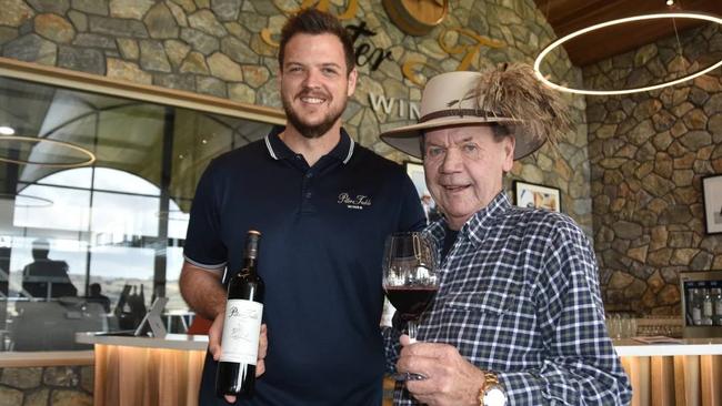 Ben and Peter Teakle in their Port Lincoln cellar door.
