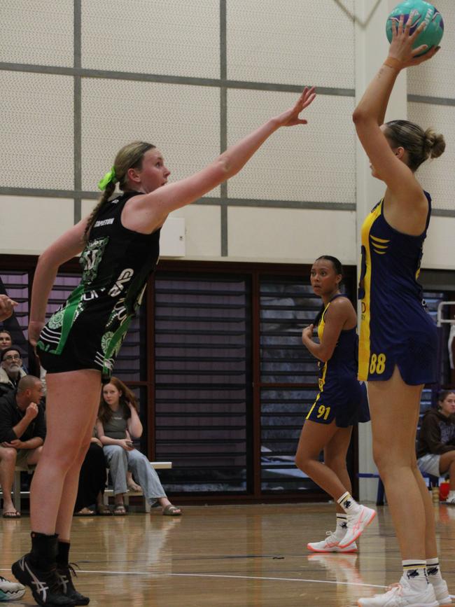 HART Sapphire Series round 1 2024 (Ruby league) Darling Downs Panthers v Bond University Bull Sharks Netball