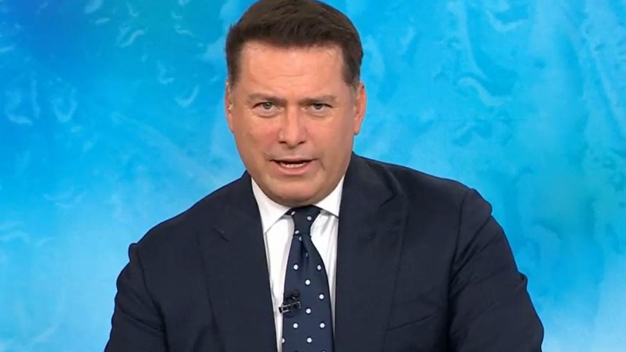 Karl Stefanovic couldn’t handle how bad the Wallabies were. Picture: Today Show/ NINE