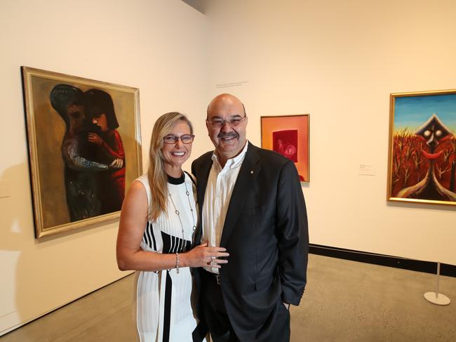 Elias Jreissati and wife Colleen. Picture: Glenn Hampson