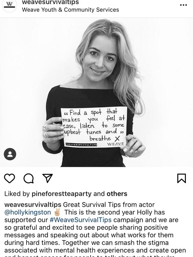 The Bachelor frontrunner Holly Kingston was an actor before working in marketing. Picture: Instagram