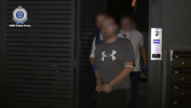 Two men have been arrested in Sydney’s southwest following an interstate manhunt over a Melbourne shooting. Picture: NSW Police