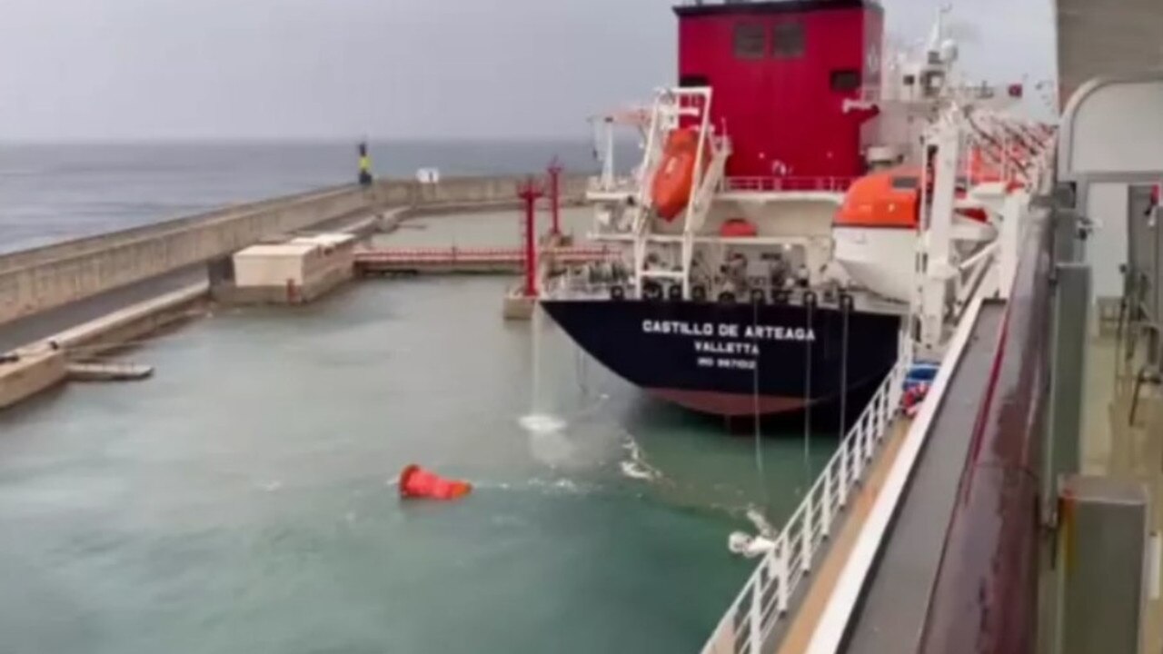 britannia cruise ship storm damage