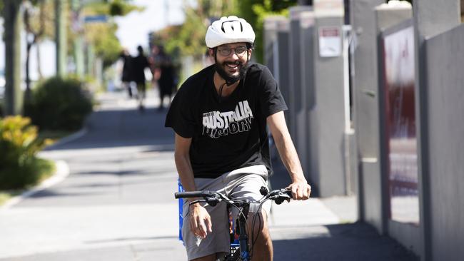 Jonathan Sriranganathan has nominated to run for Lord Mayor for the Greens. Picture: News Corp/Attila Csaszar