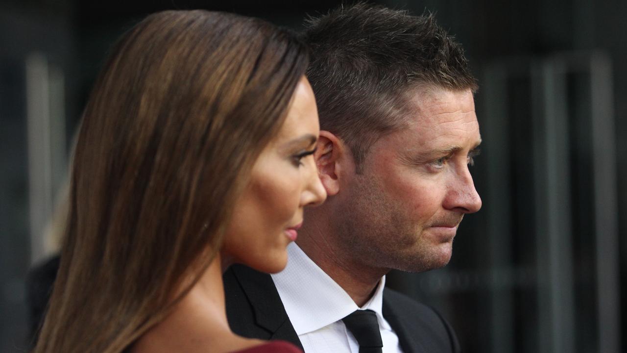 Kyly and Michael Clarke are getting divorced. Picture: Richard Dobson