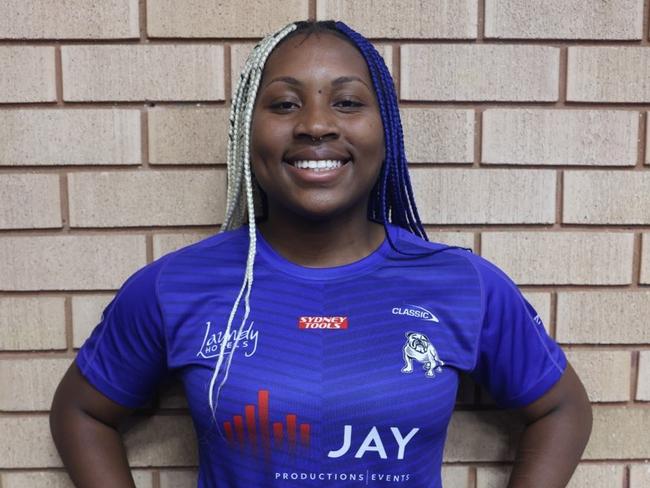 Faustina Akeje of the Canterbury Bankstown Bulldogs Lisa Fiaola Cup side. Photo: Contributed